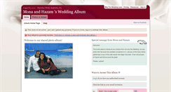 Desktop Screenshot of monahazam.theweddinglens.com