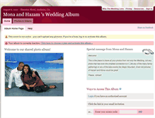 Tablet Screenshot of monahazam.theweddinglens.com
