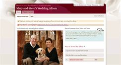 Desktop Screenshot of maryandsteve.theweddinglens.com
