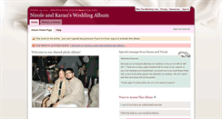 Desktop Screenshot of nicoleandkaran.theweddinglens.com