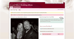 Desktop Screenshot of joandmike.theweddinglens.com