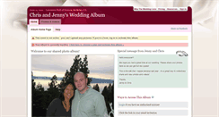 Desktop Screenshot of jenny-and-chris.theweddinglens.com